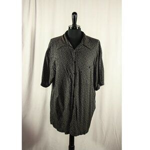 Marc Edwards Short Sleeve Button Down Top …